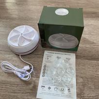 Nešiojama mini skalbimo mašina su USB jungtimi, turbo burbulų, rotacinė, lengva, apatinių ir kojinių valymui tinginiams