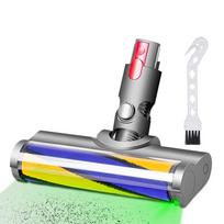 Dyson V7 V8 V10 V11 V15 dulkių siurbliui grindų antgalis-šepetys su LED, apšviečia paslėpusius dulkes ir tinka kietoms grindims