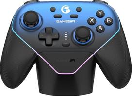 "GameSir Super Nova" belaidis 1000 Hz dažnio valdiklis su įkrovimo stotele - "Hall Effect" lazdelės, reguliuojami trigeriai - "Switch/Switch 2 Gyro", kompiuteris, mobilieji įrenginiai - "Nightfall Blue