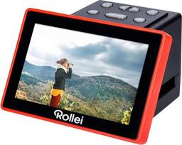 "Rollei Dia-Film Scanner DF-S 1300 SE", 13 megapikselių daugiafunkcinis skeneris su 5 colių TFT-LCD spalvotu monitoriumi skaidrėms ir negatyvams, idealiai tinka nuotraukoms ir skaidrėms skaitmeninti
