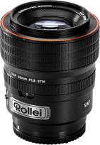 Rollei AF 85 mm F/1.8 pilno formato objektyvas "Sony FE" su STM automatiniu fokusavimu, metalinis korpusas, 477 g, suderinamas su APS-C FX30/ZV-E10/A6000-A6700/A5000/A5100 ir pilno kadro ZV-E1/FX3/A1/A1II/A9/A7 serijomis