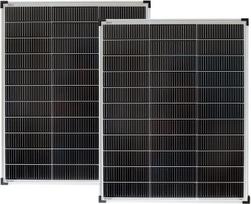 SOLARTRONICS saulės baterija 100 Watt Mono 18 V 20 autobusų juostų Saulės baterija Saulės elementų skaičius 2 x moduliai