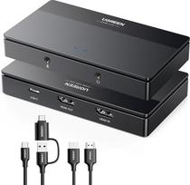 UGREEN 4K vaizdo įrašymo kortelė, HDMI į USB 3.0 C tipo vaizdo įrašymo kortelė, 1080P 60fps, skirta žaidimų tiesioginio transliavimo vaizdo įrašymo įrenginiui, suderinama su Switch PS5 Xbox iPad DSLR MacBook Laptop PC Phone Mac Mini 4