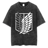 Harajuku Anime Ataka Titanų Levi Ackerman Spaudas Marškinėliai Vyrams Moterims Patogūs Marškinėliai Kasdieniai Laisvi Marškinėliai Vyriški Medvilniniai Marškinėliai 3XL