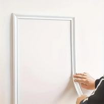 1 ritinėlis elegantiškų lipnių PVC dekoratyvinių juostelių - lanksčių ir lenkiamų sienoms, grindims ir spintelėms, 3,3 pėdos ilgio, Eur