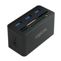 Logilink USB 3.0 hub with an all-in-one card reader
