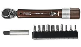 Raktų komplektas ProX Premium Line with dynamometer 2-14Nm 12-parts bronze