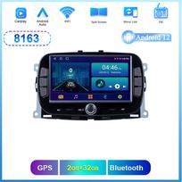 REAKOSOUND Android Automobilinis monitorius skirtas FIAT 500 2016 2017 2018 2019 Ekranas Belaidis carplay automatinis stereofoninis galvos blokas navigacija GPS 2+32CP