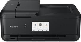 "Canon PIXMA TS9550a" spalvotas rašalinis daugiafunkcinis įrenginys DIN A4 A3 (spausdintuvas A3, skeneris, kopijavimo aparatas, 5 atskiri rašalai, "Wi-Fi", LAN, spausdinimo programėlė, 2 popieriaus tiektuvai, dvipusis spausdinimas) Juodas