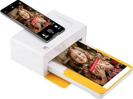 "Kodak Dock Plus" ir "Bluetooth" nešiojamasis momentinių nuotraukų spausdintuvas, nespalvoti aukščiausios kokybės spaudiniai, 10 x 15 cm nuotraukos, suderinamas su "iOS" ir "Android
