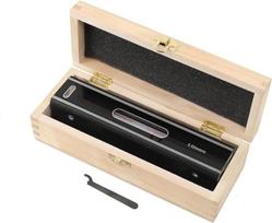"Lfhelper" 200 mm tikslumo spiritinis gulsčiukas Spirit Level Machine Spirit Level Frame Wave Spirit Level tikslumas 0,02 mm/m su izoliuota rankena ir mediniu dėklu