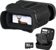"Nightfox Whisker" naktinio matymo prietaisas su kamera, reguliuojamas 1-10x optinis priartinimas, 275 m nuotolis, HD įrašymo funkcija, įkraunamas per USB, 32GB atmintis, skaitmeniniai naktinio matymo žiūronai