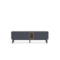 Tamsiai pilkas TV staliukas 180x56 cm Corvo - Teulat