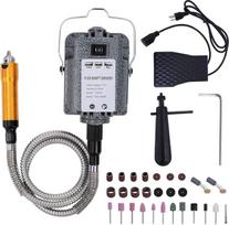 1000 W 30000 aps/min elektrinis lankstaus veleno rotacinis įrankis su kojiniu pedalu, lankstaus veleno pakabinamas drožinėjimo šlifuoklis, daugiafunkcinis rinkinys, skirtas "pasidaryk pats" amatams, pvz., drožinėjimui ir poliravimui