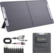 16BB N-tipo saulės kolektoriaus skydelis, sulankstomas, kviečia 110 W 22,74 V monokristalinius saulės modulius, USB-A (3.0) ir C tipo išėjimai, IP67 vandeniui atsparus saulės įkroviklio rinkinys, skirtas elektrinei, kemperiui, kempingui, žvejybai be tinkl