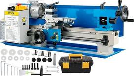 550W mini stalo metalo tekinimo staklės su nailonine pavara, tekinimo 180 x 350 mm stalo tekinimo staklės 50-2500 aps/min kintamo greičio metalo apdirbimo įrankis