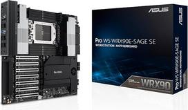 AMD sTR5 EEB darbo stoties pagrindinė plokštė, 7 PCIe 5.0 x16 lizdai, kelių GPU palaikymas, patikima 32+3+3+3+3 maitinimo pakopų konstrukcija, galimybė didinti procesoriaus ir atminties spartą