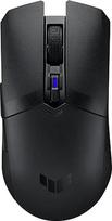 ASUS TUF Gaming M4 belaidė optinė žaidimų pelė (belaidė, dvipusė, 12 000 DPI jutiklis, DPI mygtukas, "Aura Sync", šeši programuojami mygtukai), juoda