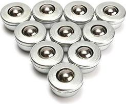 AYNRJKKX CY-8H rutuliniai guoliai 8 mm skersmens metaliniai pernešimo guoliai Konvejerio ritinėlis Pakuotė po 10 vnt.