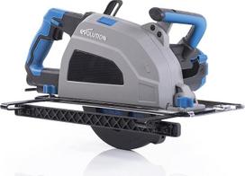 Evolution metalo diskinis pjūklas S210CCS | šaltasis diskinis pjūklas 1800 W su skersmeniu 210 mm HM pjūklo diskas pjauna minkštą plieną | su bėgiais suderinamas šaltasis diskinis pjūklas | diskinis pjūklas su gidu