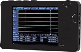 FTVOGUE 4 kanalų loginis analizatorius Nešiojamasis rankinis loginis analizatorius, skirtas UART I2C SPI su 2,8 colio TFT ekrano ekranu, kompaktiškas dizainas