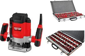 HOLZMAN N OBF 1200 Elektrinės frezavimo staklės Variable Plus 50 dalių frezavimo rinkinys OFS 50