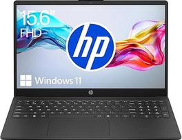 HP nešiojamasis kompiuteris, 15,6 colių FHD ekranas, "Intel Core i3-N305", 8GB DDR4 RAM, 512GB SSD, "Intel UHD Graphics", "Windows 11 Home", QWERTZ klaviatūra, "Jet Black