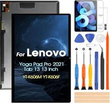 LCD ekranas Lenovo Yoga Pad Pro 2021 / Yoga Tab 13 YT-K606M - skirtas Lenovo YT-K606F LCD ekrano jutikliniam skaitmenizatoriui Stiklo skydelio surinkimo įrankių rinkinys Remonto dalys
