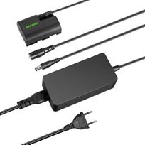 NEEWER fiktyvi baterija LP-E6 LP-E6N LP-E6N LP-E6NH su nuolatinės srovės jungtimi ir kintamosios srovės maitinimo šaltiniu, suderinama su "Canon EOS R Ra R3 R5 R5C R6 R6II R7 5D 6D 7D Mark II/III/IV 5DS 5DSR 60D 70D 80D 90D