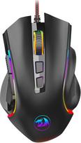 Redragon M602 RGB Gaming-Maus mit Kabel, RGB-Spektrum-Hintergrundbeleuchtung, ergonomische Maus, Griffin-programmierbar mit 7 Hintergrundbeleuchtungsmodi, bis zu 7200 DPI für Windows PC (schwarz)