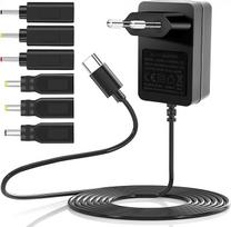 TYPE C maitinimo šaltinis 12V 2A 24W AC/DC adapteris 100-240V 50-60HZ įėjimo transformatorius DC 5.5X2.5MM 3.5X1.35MM išėjimo kištukas Suderinamas su CCTV kamera GPS maršrutizatoriumi ir kt.