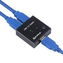 USB 3.0 dalijimosi jungiklis 2 kompiuteriams 2 in 1 Out jungiklis USB įrenginiui, skeneriui, spausdintuvui, klaviatūrai, pelei, USB atmintinėms, kietiesiems diskams