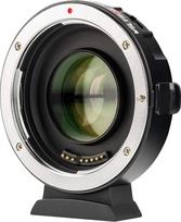 VILTROX EF-M2 II automatinio fokusavimo 0,71x greičio didinimo adapteris Canon EF objektyvo adapteris, skirtas "Micro Four Thirds" M4/3 MFT fotoaparatams GH4 GH5 GF6 GF1 GX1 GX7 E-M5 E-M10 E-M10II E-PL5