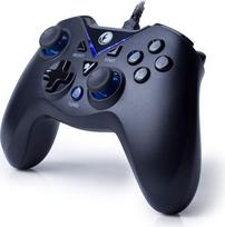 ZDTech IFYOO V-one Vibration-Feedback USB laidinis žaidimų valdiklis Joystick Support PC(Windows XP/7/8/8.1/10) & PS3 & Android (Xbox architektūra) - [Black&Blue]