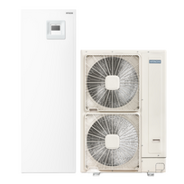 Oras-vanduo šilumos siurblys Hitachi Yutaki SCombi su 220 l vandens šildytuvu 14kW RWD-5.0NW1E-220S