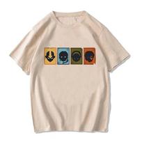 Avatar The Last Airbender Tee Shirt Appa Yip Harajuku EU Size Tshirt Fashion Mange T-shirt Y2k Streetwear Hip Hop Vintage Tops S