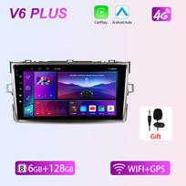 REAKOSOUND Android AUTO, skirtas Toyota Verso R20 galvos blokui GPS navigacijai automobilio radijas Multimedijos vaizdo grotuvas Autoradio Stereo Carplay 6+128+MIC