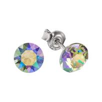 Sidabriniai auskarai moterims DiamondSky „Classic (Paradise Shine)“ su Swarovski kristalais
