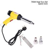 750W Plastiko Remonto Suvirinimo Pistoletas Degiklis 220V Mašina Reguliuojama Šilumos Temperatūra 50℃-550℃ Automatinis Karšto Oro Suvirintuvo Rinkinys PE PP PVC Strypeliai auksas