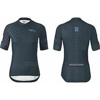 Dviratininko marškinėliai Rock Machine Trail Jersey SS WMN, tamsiai mėlyni, M