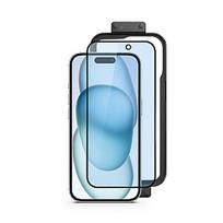 EPICO 3D+ GLASS MĖLYNAS ŠVIESOS APSAUGA SU MONTAVIMO RĖMELIU IPHONE 15 PLUS