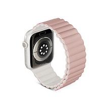 EPICO magnetinis dirželis Apple Watch 42/44/45mm - rožinis-pilkas