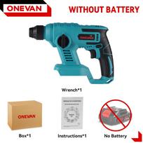 1000 W 3600 RPM elektrinis plaktukas, įkraunamas belaidis rankinis daugiafunkcis elektrinis smūginis gręžtuvas, skirtas Makita 18 V akumuliatoriui Without Battery