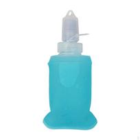 Minkštas sulankstomas TPU vandens buteliukas bėgimui, žygiams, stovyklavimui, sporto salės, lauko veiklai Clear 100ML