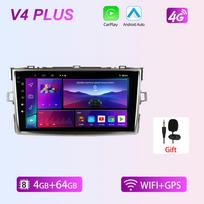 REAKOSOUND Android AUTO, skirtas Toyota Verso R20 galvos blokui GPS navigacijai automobilio radijas Multimedijos vaizdo grotuvas Autoradio Stereo Carplay 4+64+MIC