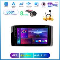 REAKOSOUND Automobilinis stereofoninis Android automobilio radijas Auto Audio GPS skirtas Mercedes Benz ML GL W164 ML350 ML500 GL320 X164 ML280 GL350 GL450 4+64+mic+AHD