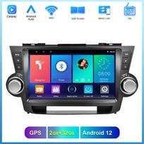 REAKOSOUND 2din automobilinis radijas, skirtas Toyota Highlander 2009 2010 2011 2012 10'' Android Car Multimedia Player WiFi GPS stereo grotuvas Bluetooth 2+32