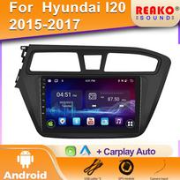 skirta Hyundai I20 2015 - 2017 Kairiarankiams 2 Din Multimedia Grotuvas WIFI Navigacija Autoradio GPS Pagrindinis Blokas Android Automobilio Radijas Stereo 4 core 1GB+32GB carplay orange