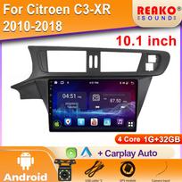Android Citroen C3-XR 2010-2018 Automobilio Radijas Stereo Multimedia Grotuvas Stereo WIFI Android Auto Carplay 5G WIFI DSP 2 DIN 4 core 1GB+32GB carplay