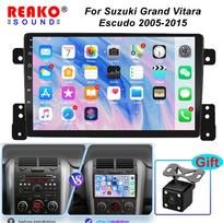 Android automobilinis radijas Suzuki Grand Vitara 3 2005 2012 2013 2014 2015 Multimedijos grotuvas Navigacija GPS 2 DIN Stereo DVD 2+32cp+4led